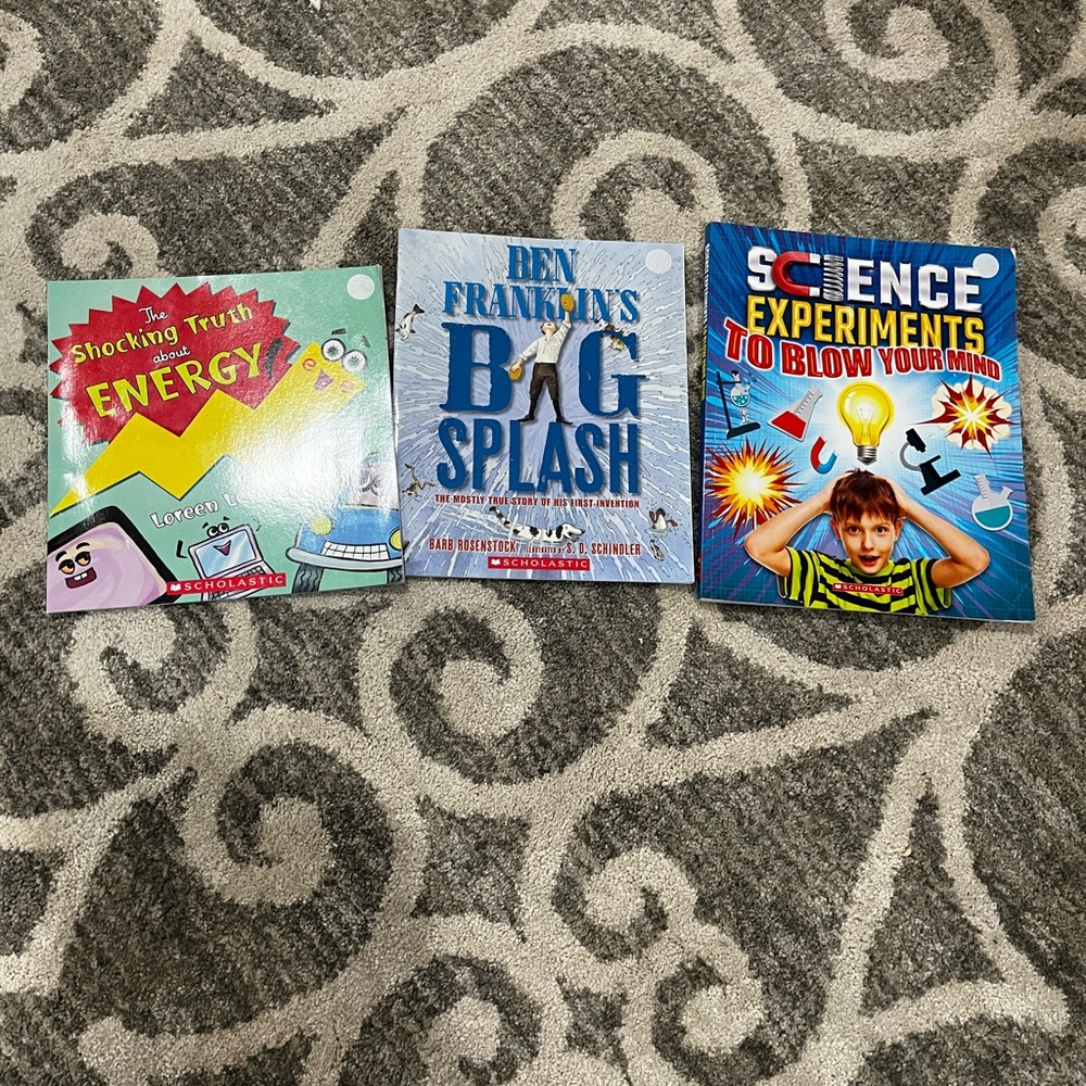 Kid science and invention books (3)